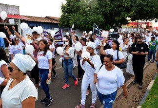 Caminhada ocorreu no bairro Pintolândia - Foto: Nilzete Franco/FolhaBV