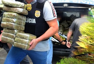 Segundo a polícia, o prejuízo é de R$ 2 milhões para o tráfico de drogas (Foto: Nilzete Franco/Folha BV)