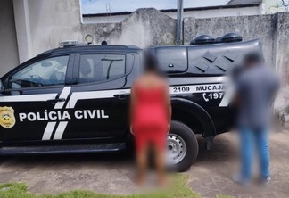 Suspeitos foram levados à delegacia de Mucajaí - Foto: Divulgação/PCRR