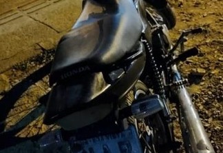 Motocicleta foi levada à delegacia - Foto: Divulgação/PMRR