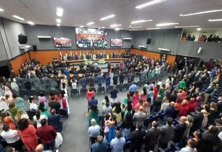 Posse dos deputados estaduais eleitos para a Assembleia Legislativa de Roraima - Foto: Nilzete Franco/Folha de Boa Vista