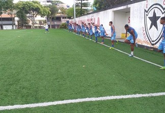 Mundão fez um treino antes da estreia contra o Peixe. (Foto: Divulgação)