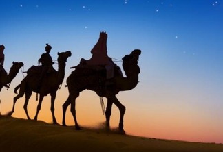 No calendário cristão, o Dia de Reis marca o momento em que três reis magos, provenientes do Oriente, teriam visitado o recém-nascido Jesus Cristo (Foto: Divulgação)