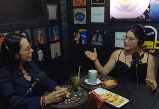 Jornalista Marleide Cavalcante conversou com a terapeuta quântica Asalene Almeida (Foto: Reprodução)