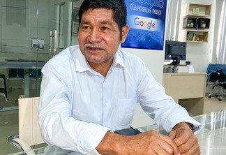 O prefeito Benisio Souza, do Uiramutã (Foto: Nilzete Franco/FolhaBV)
