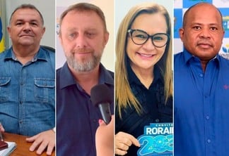 Márcio Grangeiro, Marlon Buss, Dilma Costa e Marcelo Pereira (Fotos: Secom-RR)