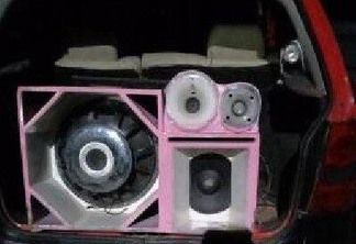 Carro estava equipado com caixa de som e auto-falante - Foto: Divulgação/PMRR