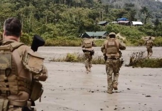 Operação realizada em julho do ano passado com foco no combate ao garimpo ilegal e a ilícitos ambientais na Terra Indígena Yanomami (Foto: MJSP)