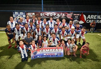 Asatur Sports atual campeão da Copa Elite de Futebol Sociaty. (Foto: reprodução/Hélio Garcias)