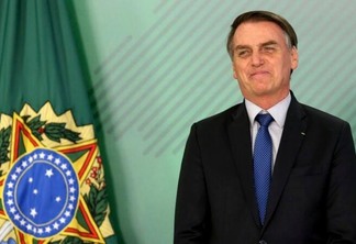 O ex-presidente Jair Bolsonaro no Palácio do Planalto (Foto: Wilson Dias/Agência Brasil)