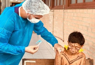 Indígenas Yanomami receberão doses da vacina bivalente contra covid-19 - Foto: Condisi-YY