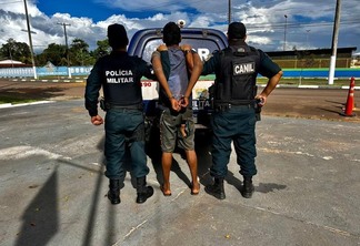 O autor do crime foi preso na tarde desta terça-feira, 14, por policiais militares. (Foto: Divulgação)
