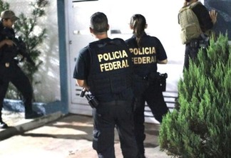 Policiais federais em atuação conjunta para desmontar esquema bilionário (Foto: Foto Divulgação/PF)