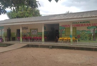 Escola Municipal Dionan Ferreira da Silva, na Serra Grande 2 (Foto: Divulgação)
