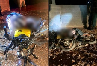 Conforme a Polícia Militar, a força da colisão fez o motociclista bater a cabeça na estrutura. (Foto: reprodução/PMRR)