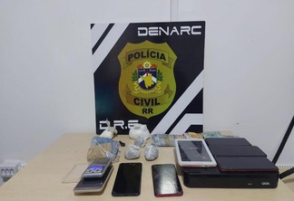 Material apreendido pela Polícia Civil - Foto: Divulgação/PCRR