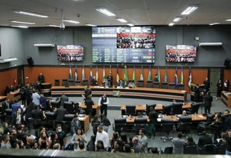 O plenário da Assembleia Legislativa de Roraima nesta terça-feira (Foto: Marley Lima/SupCom ALE-RR)
