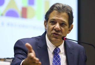 Ministro da Fazenda, Fernando Haddad anunciou os novos diretores do Banco Central - Foto: Valter Campanato/Agência Brasil
