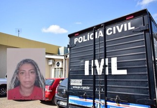 Corpo de Kênia Sousa foi encaminhado ao IML - Foto: Arquivo pessoal/Nilzete Franco/FolhaBV