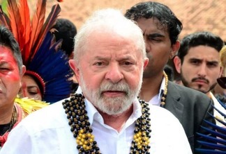 Presidente Lula durante visita à Casai Yanomami em janeiro deste ano - Foto: Nilzete Franco/FolhaBV/Arquivo