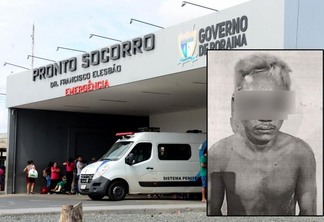 A vítima foi encaminhada ao HGR para cuidados médicos (Foto: Nilzete Franco/Folha BV)