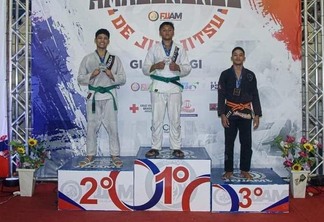 O atleta Fernando Leal tem 14 anos e foi campeão do Campeonato Amazonense de Jiu-jítsu (Foto: Arquivo pessoal)