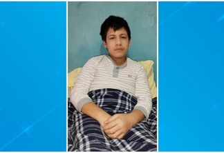 Menino completou 13 anos de idade, na cama, enquanto família luta para conseguir a cirurgia (Foto: Divulgação)
