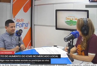 O auditor fiscal, Ozéas Colares, falou sobre o impacto do reajuste do ICMS em Roraima que começou a valer dia 1 de abril. (Foto: reprodução/YouTube)