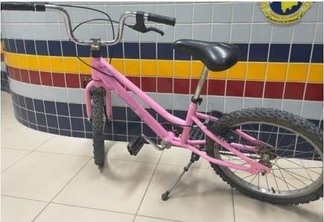 Suspeito e a bicicleta foram levados ao 5º Distrito Policial - (Foto: Divulgação)