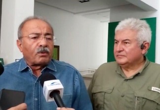 Os senadores Chico Rodrigues e Astronauta Marcos Pontes (Foto: Wenderson Cabral/FolhaBV)