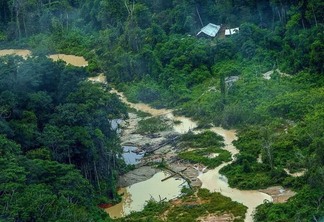 As máquinas encontradas começaram a ser vistas na Terra Yanomami a partir do segundo semestre do ano passado (Foto: LEO OTERO/MPI)