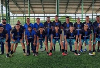 Dezoito pessoas que compõem o Alvorada Futebol Clube participarão da edição de 2023 da Copa Libertadores Futebol 7 (Foto: Divulgação)