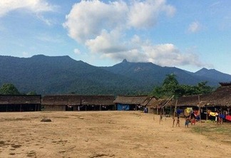 Comunidade Yanomami que recebeu os pesquisadores, no Amazonas - Foto: Divulgação/Fiocruz