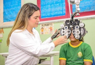 Crianças irão receber atendimento oftalmológico - Foto: Diane Sampaio/PMBV/Semuc