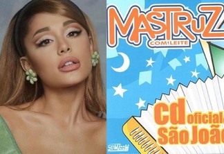 O forró de Mastruz com Leite com a voz da cantora americana Ariana Grande é uma dos covers gerados por IA - Foto: Reprodução