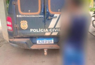 Homem foi preso pela Polícia Civil - Foto: Divulgação/PCRR