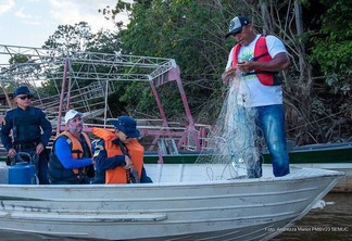 A SEMMA tem a missão de fiscalizar a pesca ilegal durante a piracema (Foto: Divulgação)