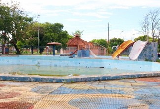 Parque aquático do Asa Branca é a área de lazer mais antiga do bairro (Foto: Wenderson Cabral/FolhaBV)