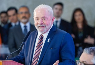 O presidente Luiz Inácio Lula da Silva durante reunião ministerial dos 100 dias de governo (Foto: Ricardo Stuckert/PR)
