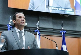 O deputado estadual Jorge Everton na sessão desta terça-feira (Foto: Eduardo Andrade/SupCom ALE-RR)