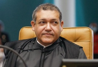 O ministro Kassio Nunes Marques em sessão no Supremo Tribunal Federal (Foto: Fellipe Sampaio/SCO/STF)