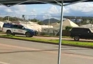 Momento da perseguição entre a viatura da PMRR e veículo venezuelano (Foto: Reprodução)