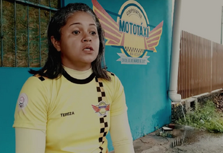 Tereza é a única mulher a presidir uma cooperativa de mototaxistas no Estado. Foto: Divulgação