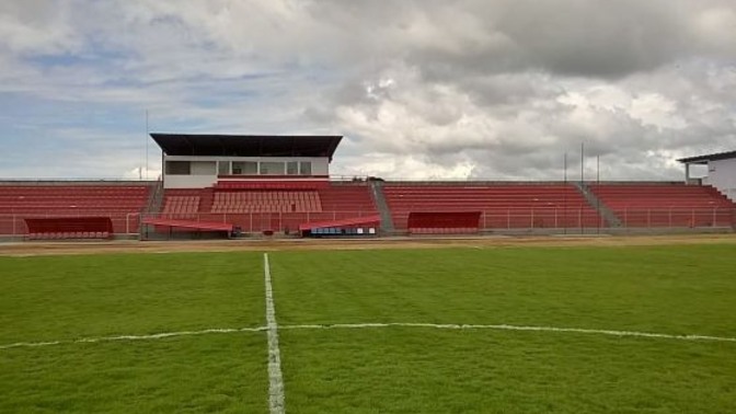Estádio Gilbertão recebe duelo entre amazonenses e roraimenses. Crédito: Federação Amazonense de Futebol