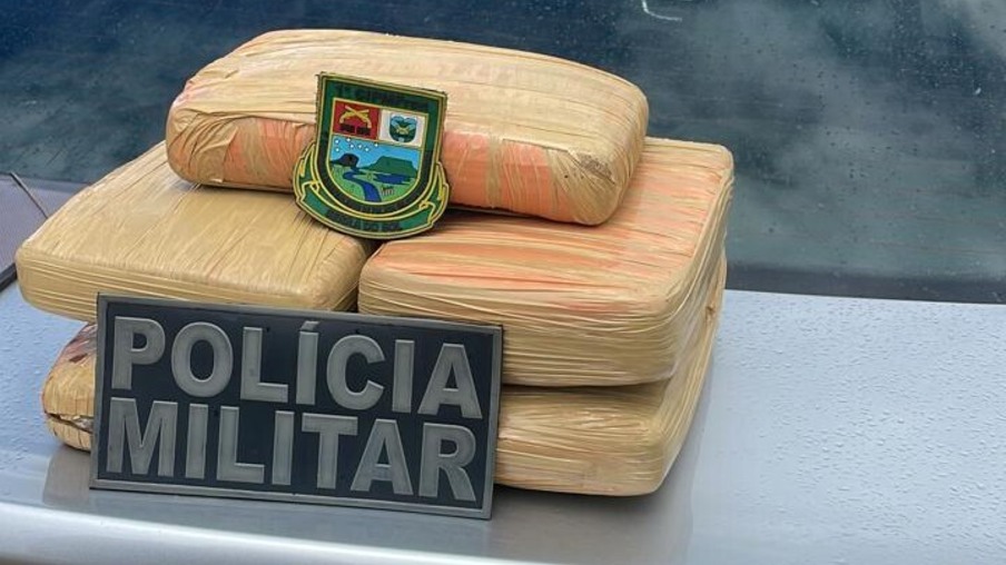 Material apreendido pela Polícia. Foto: Divulgação.