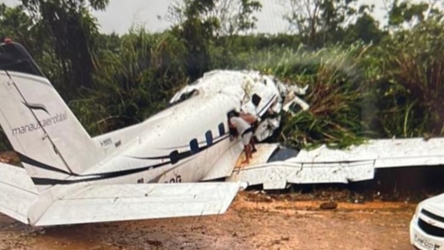 Aeronave envolvida no acidente (Foto: Reprodução) 