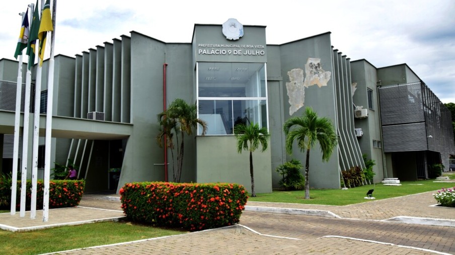 O Palácio 9 de Julho, sede do Poder Executivo municipal de Boa Vista (Foto: Nilzete Franco/FolhaBV)