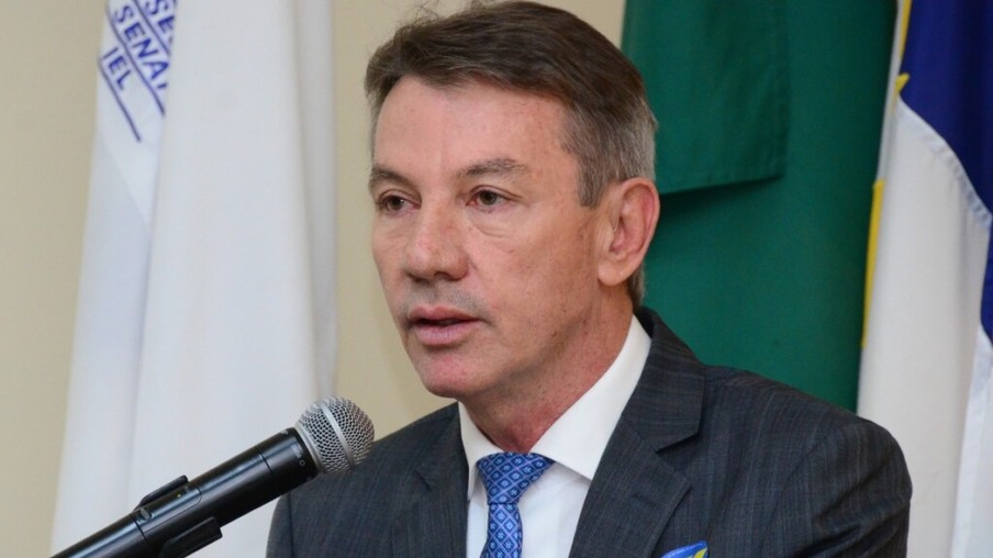 O governador Antonio Denarium durante a campanha eleitoral de 2022