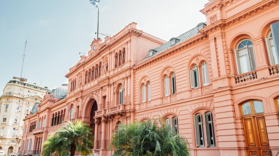 Casa Rosada é a sede da presidência da República Argentina, em Buenos Aires - Foto: Internet