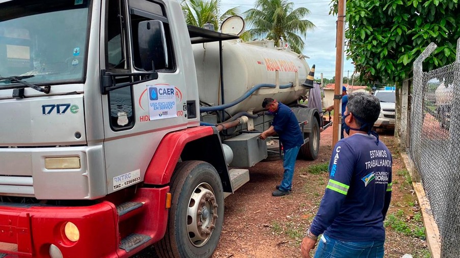 Caminhão-pipa será utilizado para reforçar abastecimento (Foto: Divulgação/Caer)